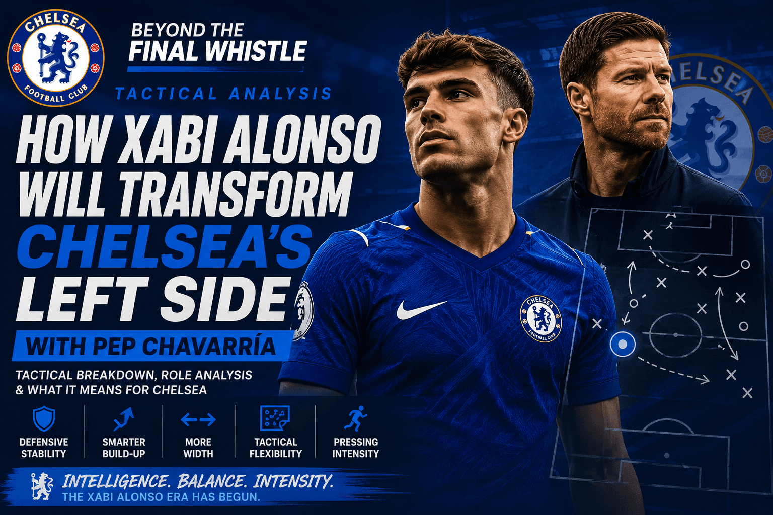 How Xabi Alonso Will Transform Chelsea’s Left Side with Pep Chavarría | Tactical Analysis